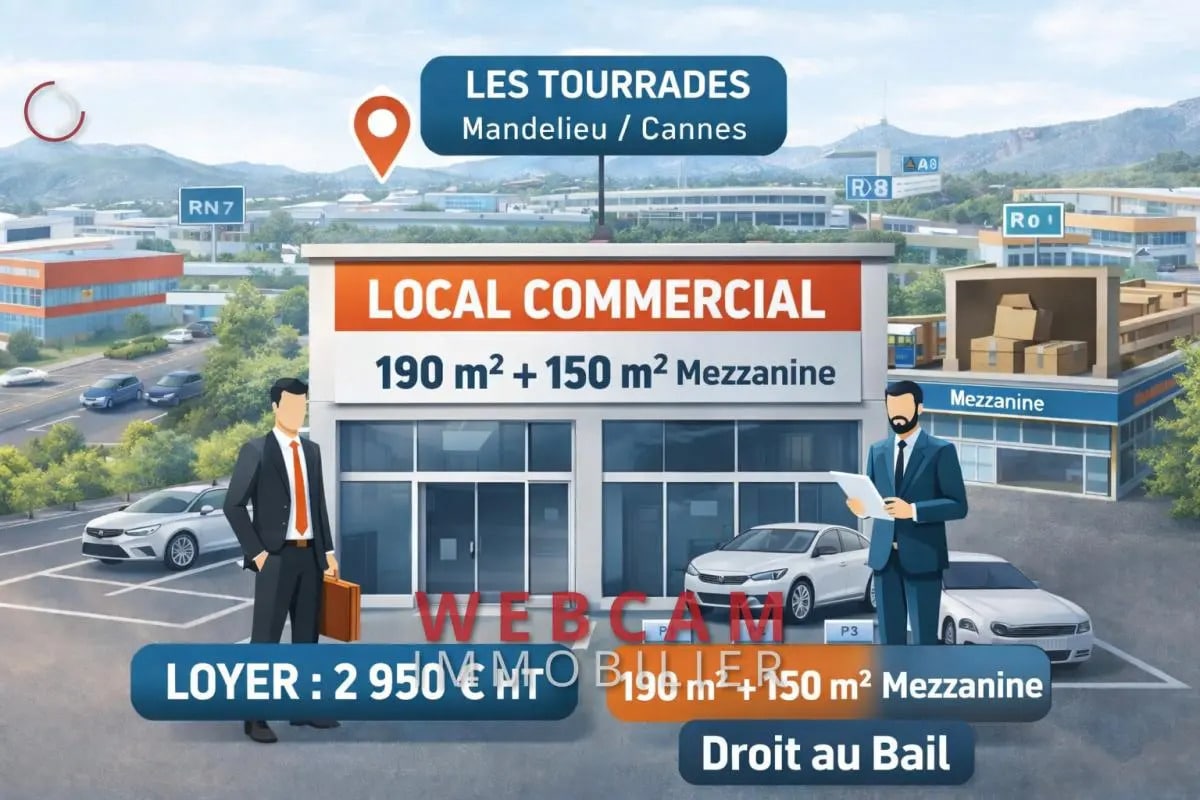 Local commercial dans Cannes à louer Photo de l’immeuble– Image 1 sur 2