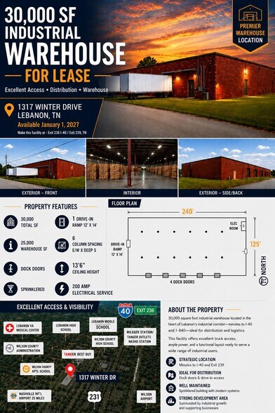 1317 Winter Dr, Lebanon, TN à louer - Photo de l’immeuble – Image 3 sur 13
