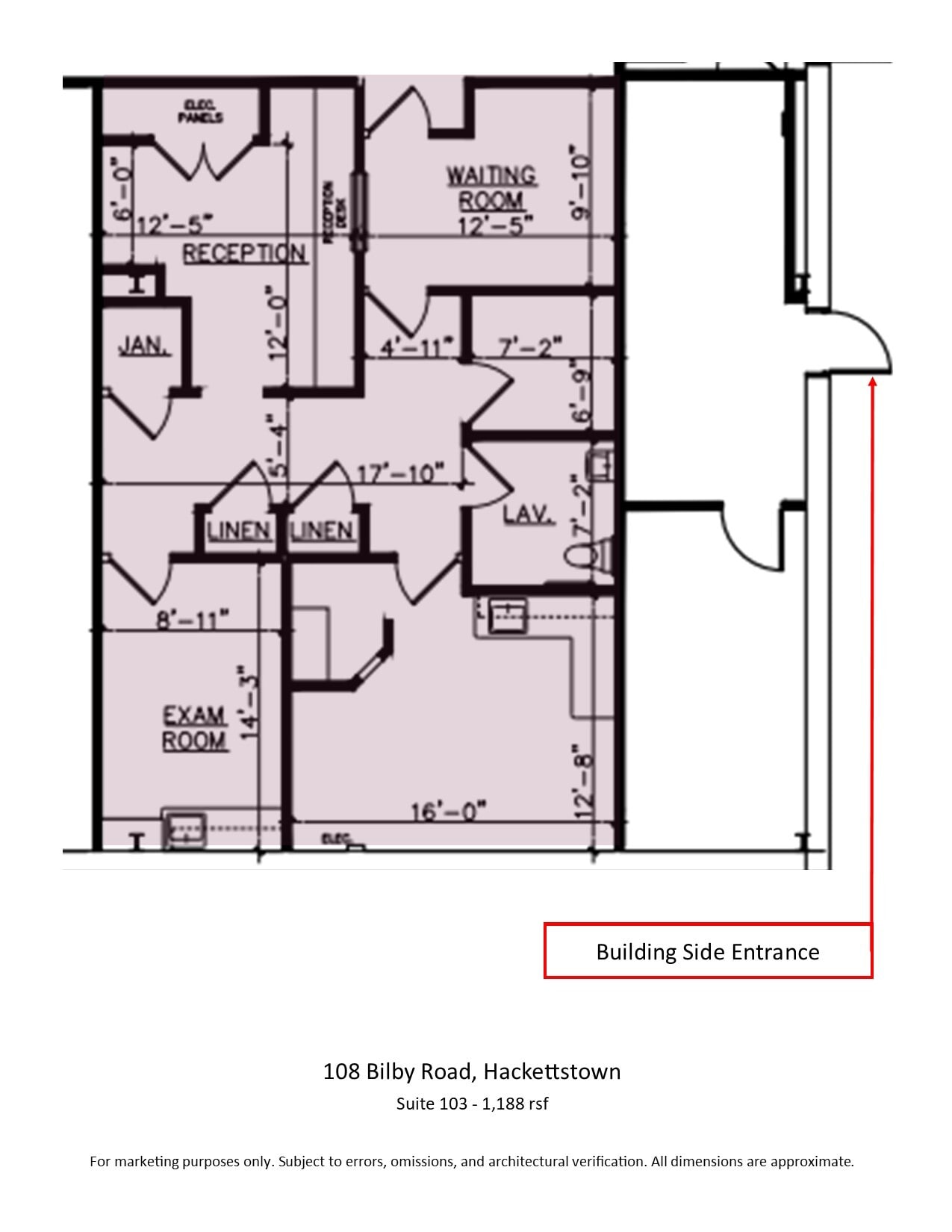 108 Bilby Rd, Hackettstown, NJ à louer Plan d’étage– Image 1 sur 1