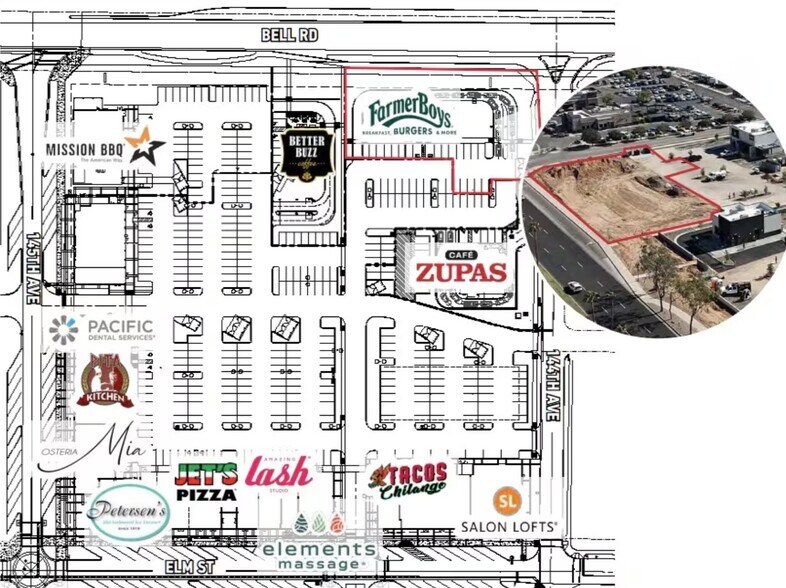 14425 W Bell Rd, Surprise, AZ à vendre - Plan de site – Image 2 sur 2