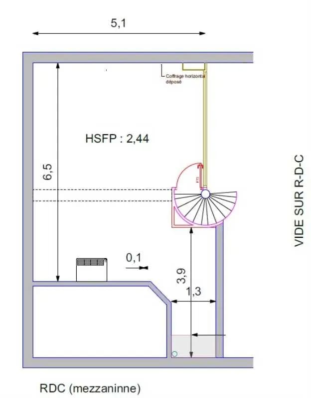 29 Rue D'Astorg, Paris à louer Plan d’étage– Image 1 sur 1