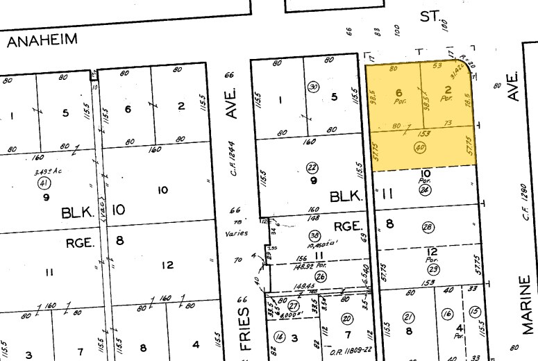 208-214 W Anaheim St, Wilmington, CA à louer - Plan cadastral – Image 2 sur 9