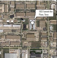 1825 Summit Ave, Plano, TX - Vue aérienne vue de carte - Image1