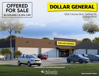 Plus de détails pour 1309 Horner blvd, Sanford, NC - Local commercial à vendre