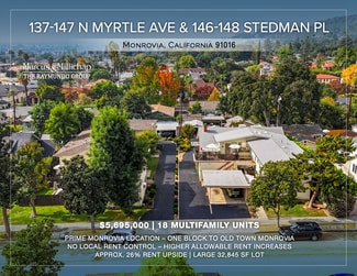 Plus de détails pour 147 N Myrtle Ave, Monrovia, CA - Logement à vendre