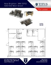 500-550 Main St, New Brighton, MN à louer Plan d’étage– Image 1 sur 1