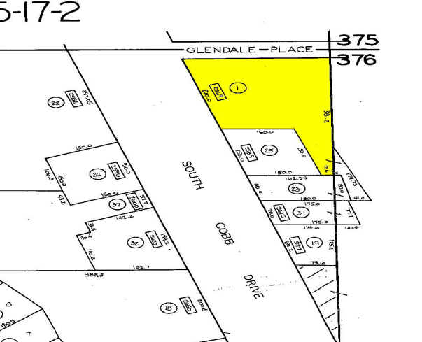 2569 S Cobb Dr SE, Smyrna, GA à vendre - Plan cadastral – Image 2 sur 4