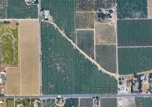 Yosemite Boulevard, Modesto, CA - VUE AÉRIENNE vue de carte