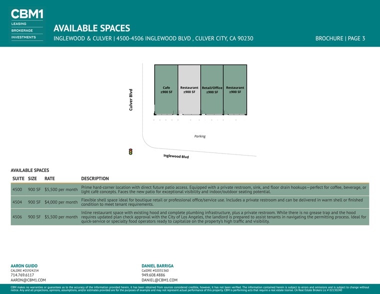 4500-4506 Inglewood Blvd, Culver City, CA à louer - Photo de l’immeuble – Image 3 sur 7