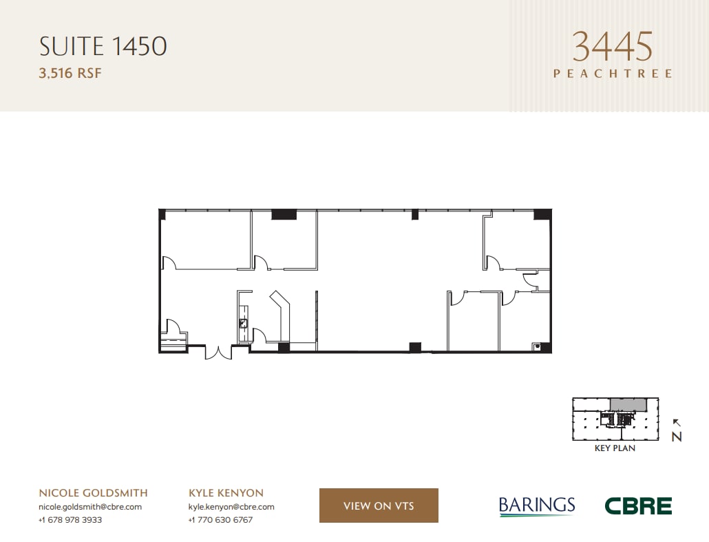 3445 Peachtree Rd NE, Atlanta, GA à louer Plan d’étage– Image 1 sur 1