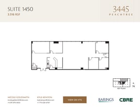 3445 Peachtree Rd NE, Atlanta, GA à louer Plan d’étage– Image 1 sur 1