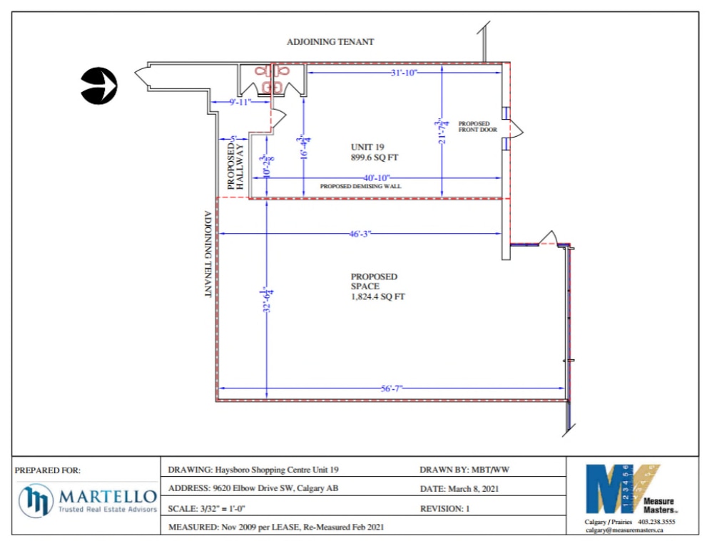 9620 Elbow Dr SW, Calgary, AB à louer Plan d’étage– Image 1 sur 1