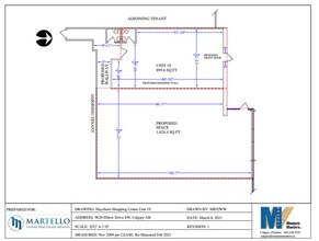 9620 Elbow Dr SW, Calgary, AB à louer Plan d’étage– Image 1 sur 1
