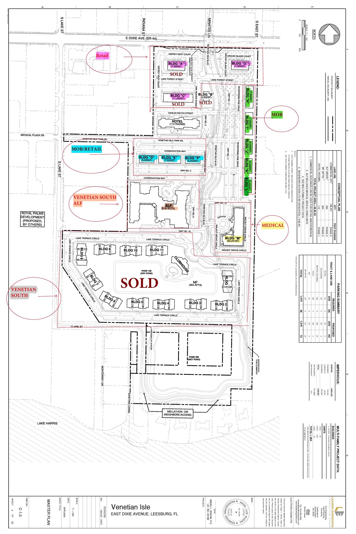 E Dixie ave, Leesburg, FL à vendre Plan de site– Image 1 sur 2