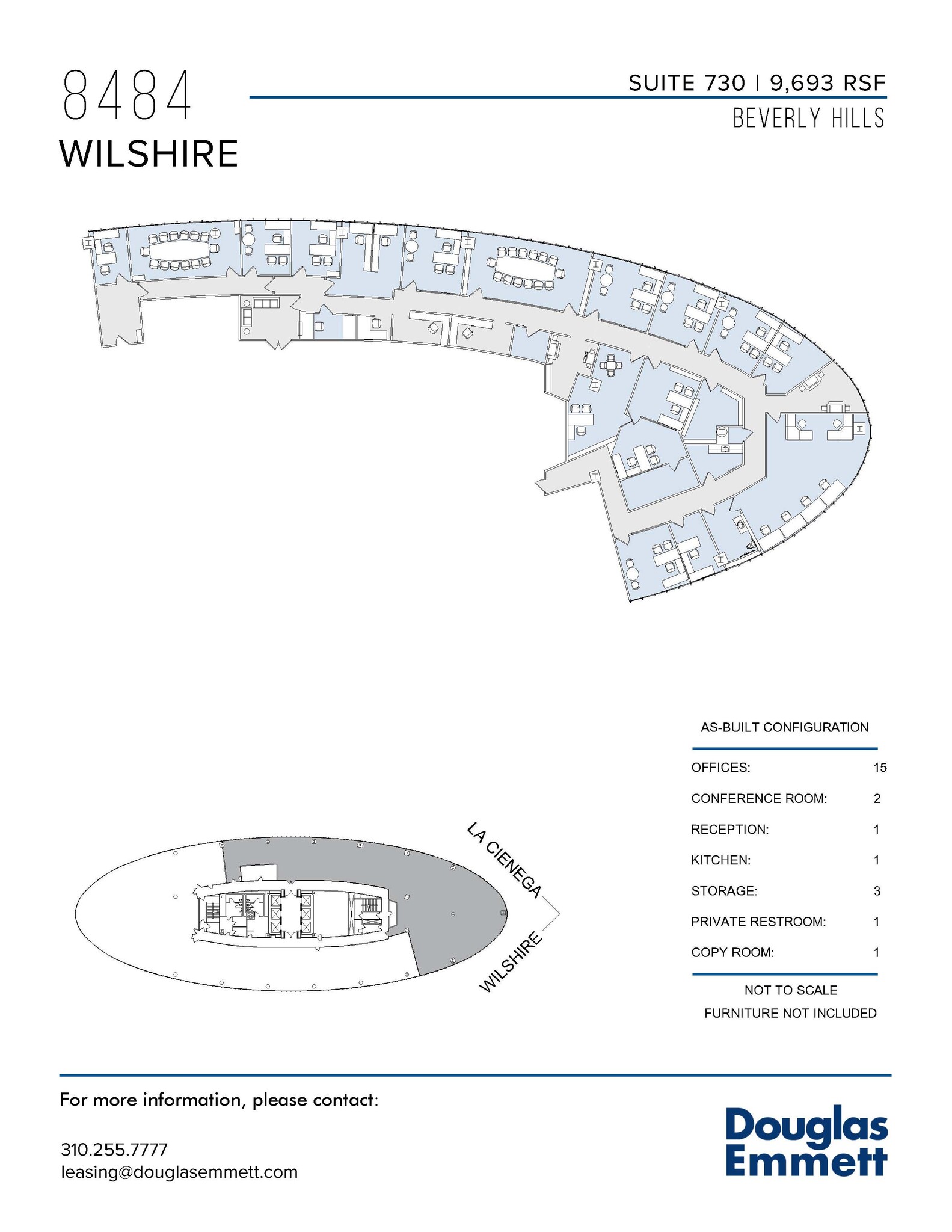 8484 Wilshire Blvd, Beverly Hills, CA à louer Plan d’étage– Image 1 sur 1