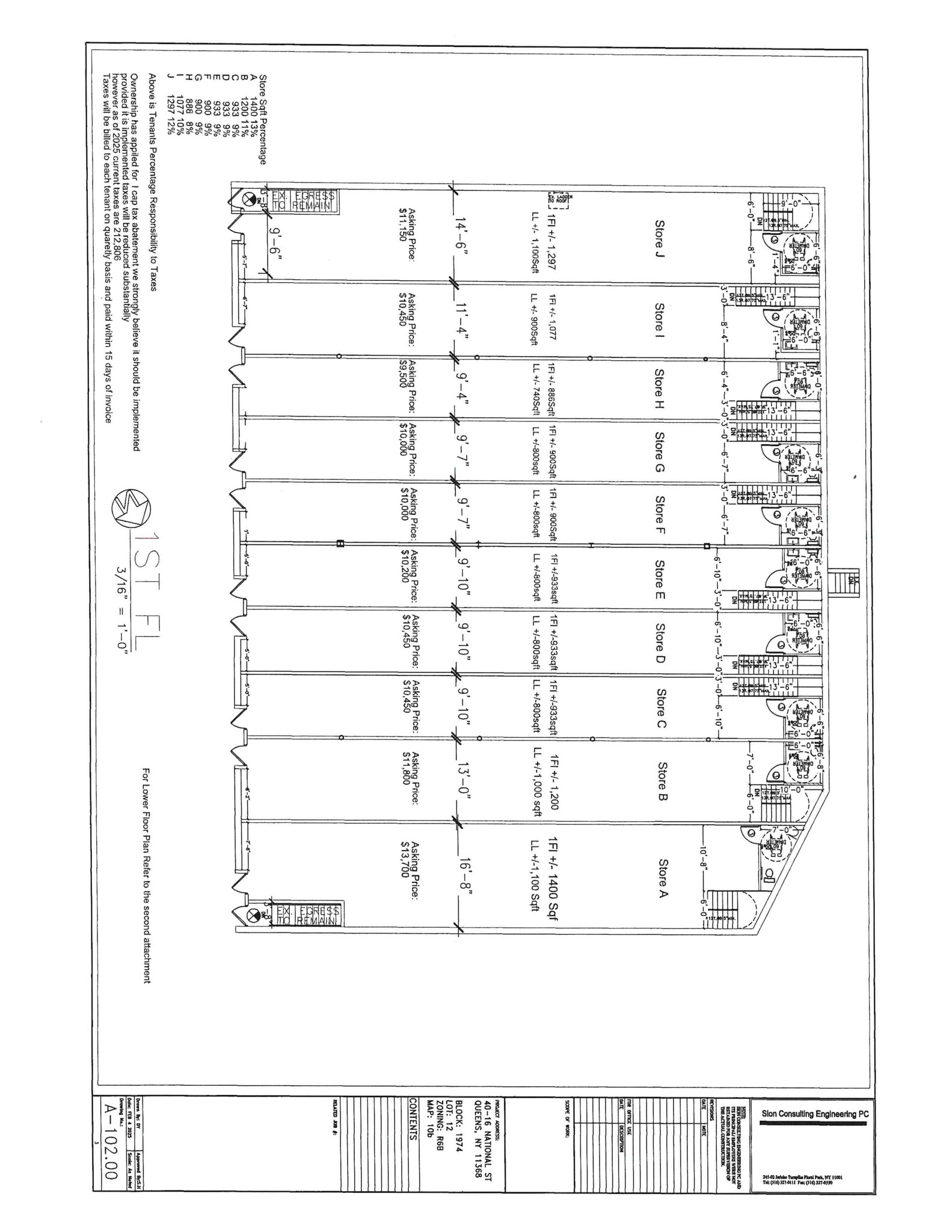 40-16 National St, Corona, NY à louer Plan de site– Image 1 sur 3