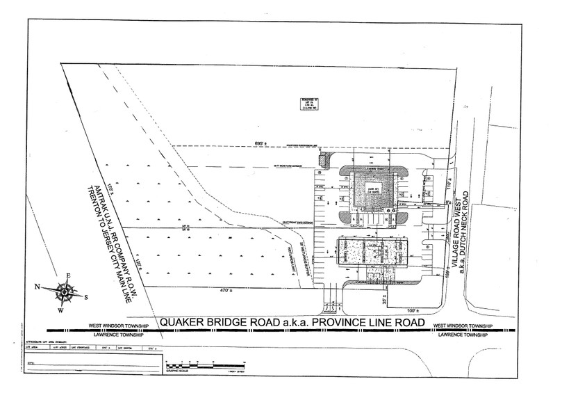 838 Village Rd W, Princeton Junction, NJ à vendre - Plan cadastral – Image 2 sur 3