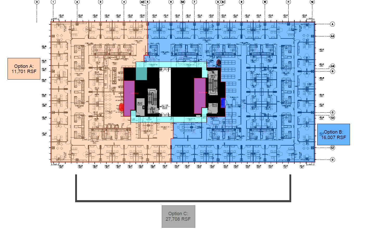 550 W Adams St, Chicago, IL à louer Plan d’étage– Image 1 sur 5