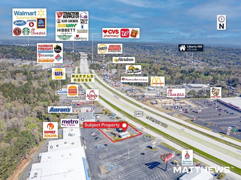 1127 US-280, Phenix City, AL à vendre - Photo de l’immeuble – Image 3 sur 3