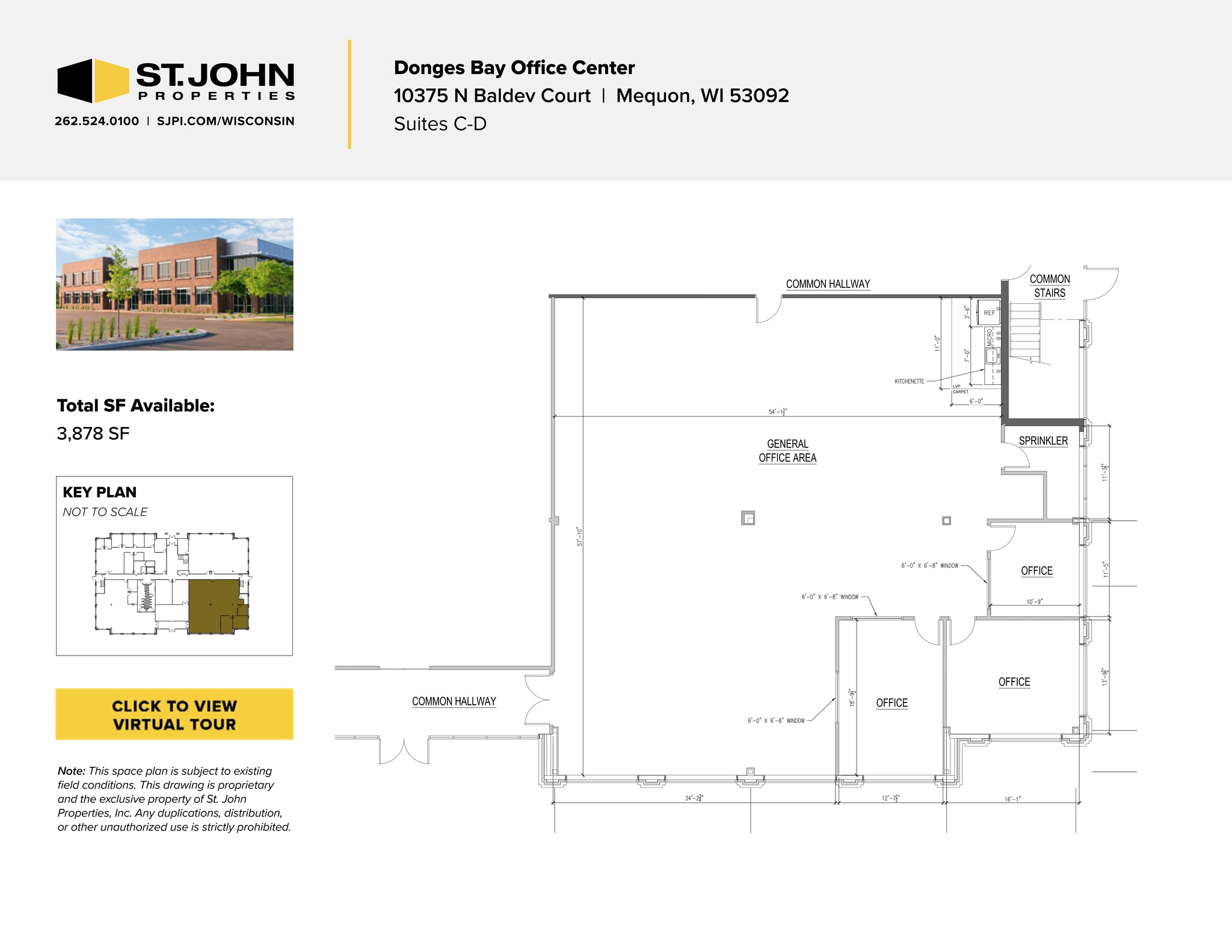 10375 N Baldev Ct, Mequon, WI à louer Plan de site– Image 1 sur 8