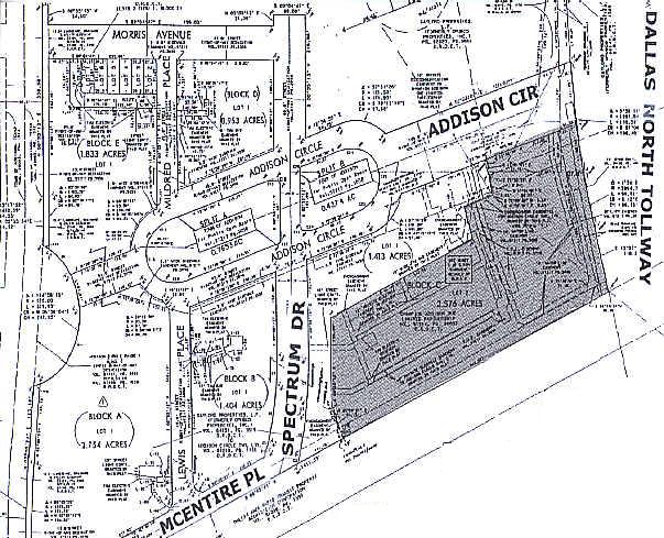 15601 Dallas Pky, Addison, TX à louer - Plan cadastral – Image 2 sur 10