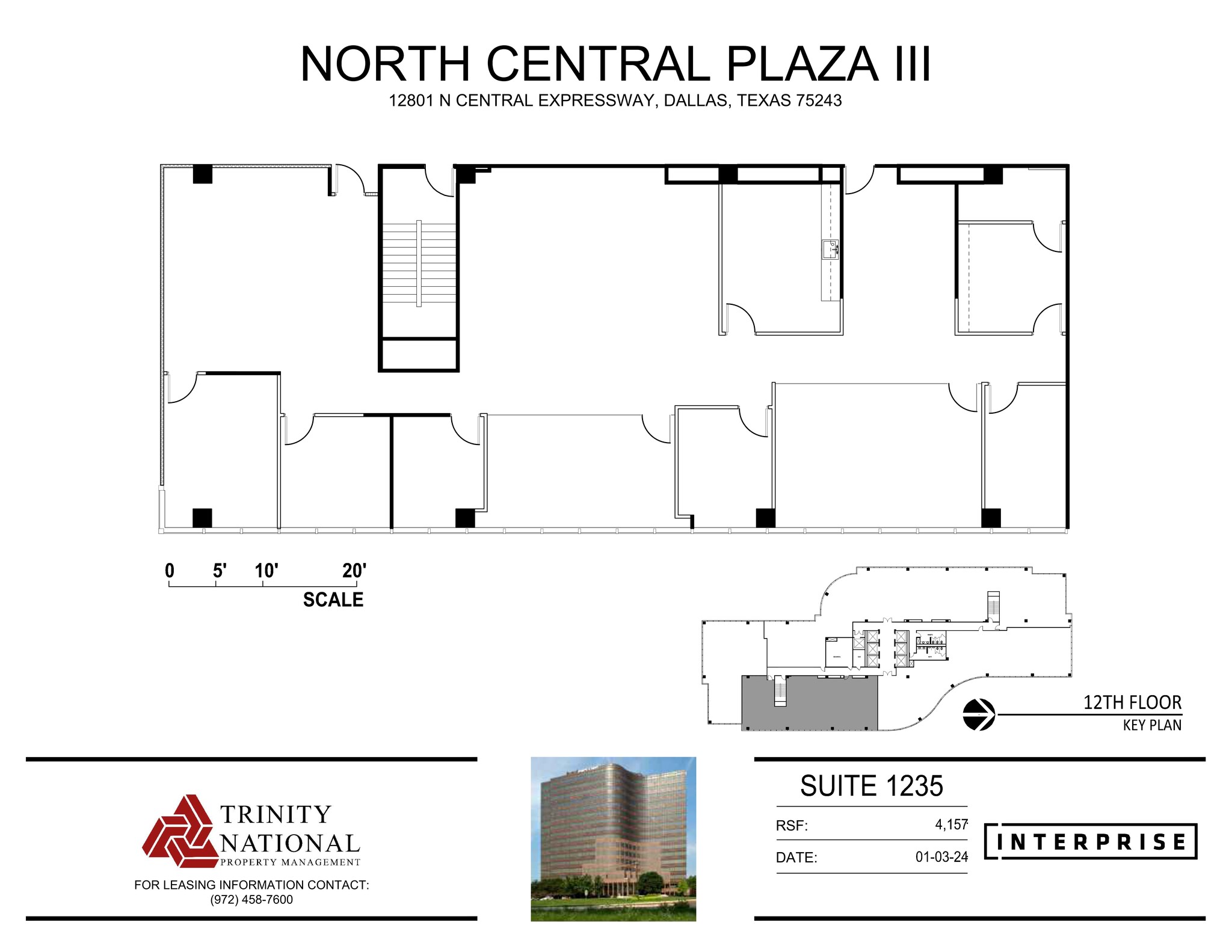 12801 N Central Expy, Dallas, TX à louer Plan de site– Image 1 sur 2