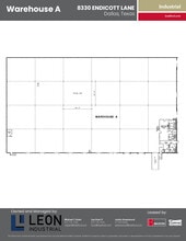 8330 Endicott Ln, Dallas, TX à louer Plan d’étage– Image 2 sur 4