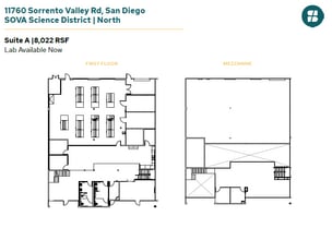11555 Sorrento Valley Rd, San Diego, CA à louer Plan d’étage– Image 1 sur 1