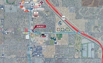 6840 E Brown Rd, Mesa, AZ - VUE AÉRIENNE  vue de carte