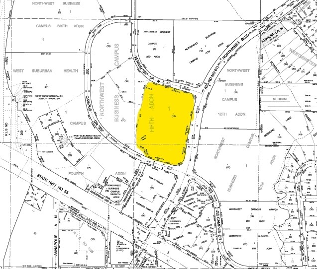 2905 Northwest Blvd, Plymouth, MN à louer - Plan cadastral – Image 2 sur 11
