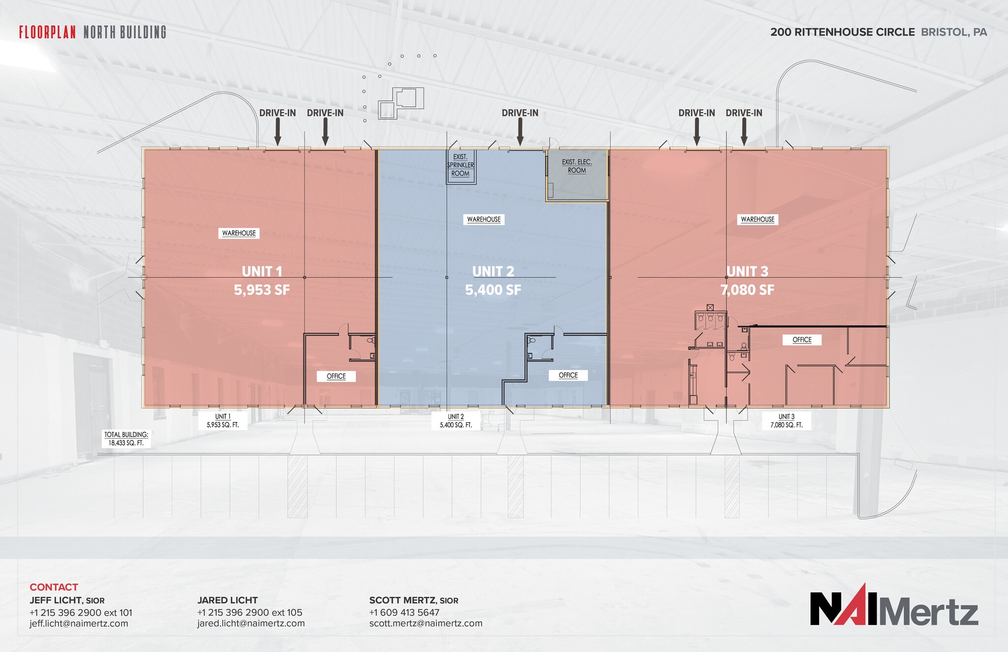 200 Rittenhouse Cir, Bristol, PA à louer Plan d’étage– Image 1 sur 1