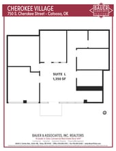 750 S Cherokee St, Catoosa, OK à louer Plan d’étage– Image 2 sur 6