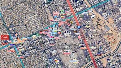 3510 W Peoria Ave, Phoenix, AZ - Vue aérienne vue de carte