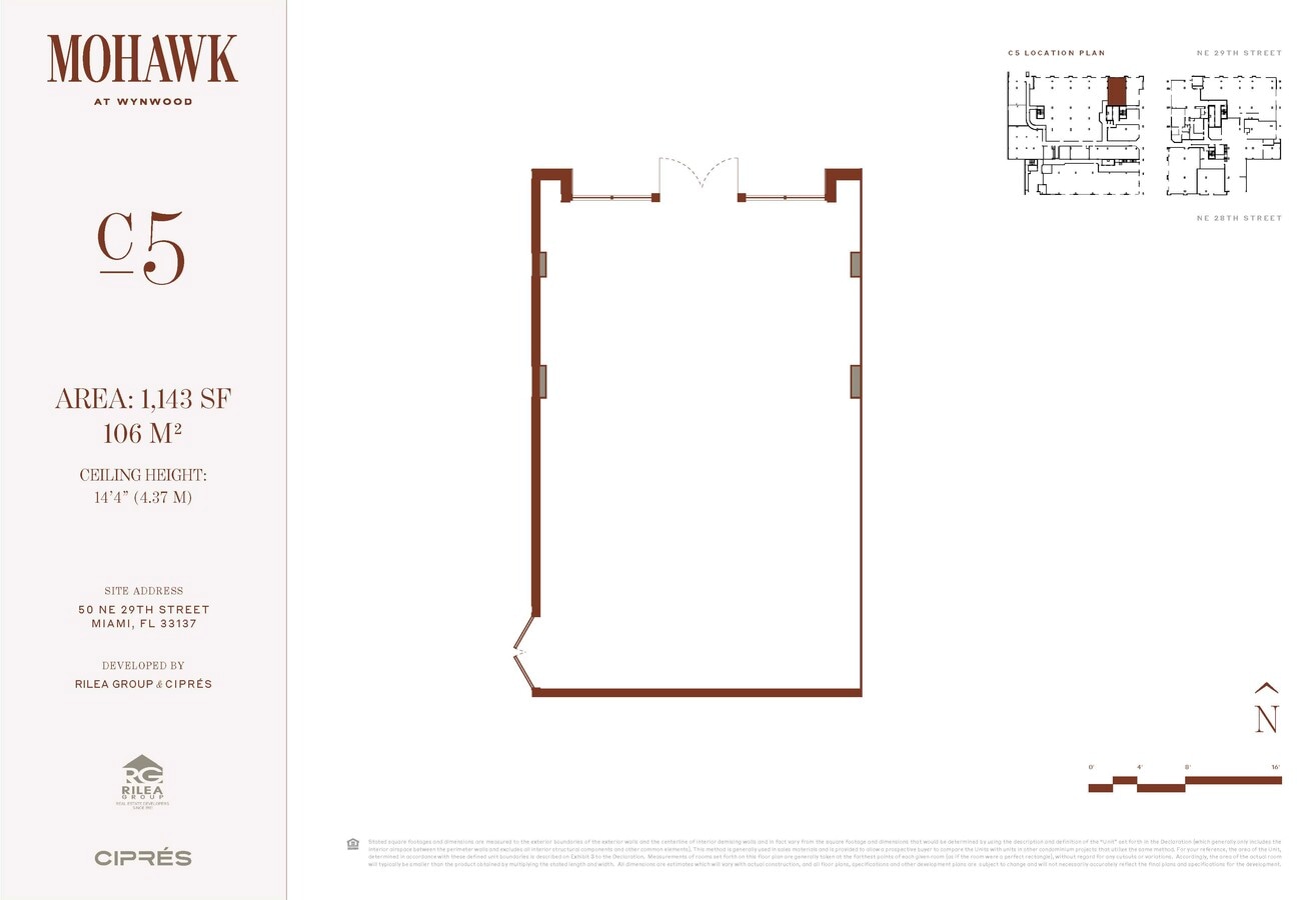 50 NE 29th St, Miami, FL 33137 - Lot C-5 -  - Plan d’étage - Image 1 of 1