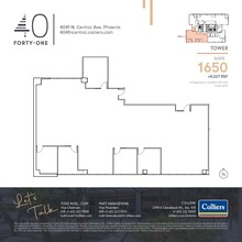 4041 N Central Ave, Phoenix, AZ à louer Plan d’étage– Image 1 sur 1