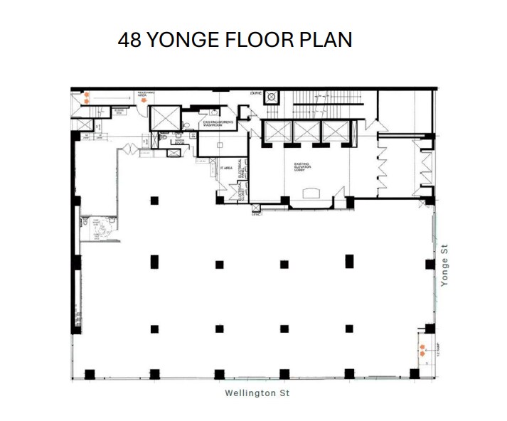48 Yonge St, Toronto, ON à louer Plan d’étage– Image 1 sur 1
