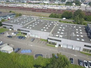 Niederhausbergen - VUE AÉRIENNE vue de carte
