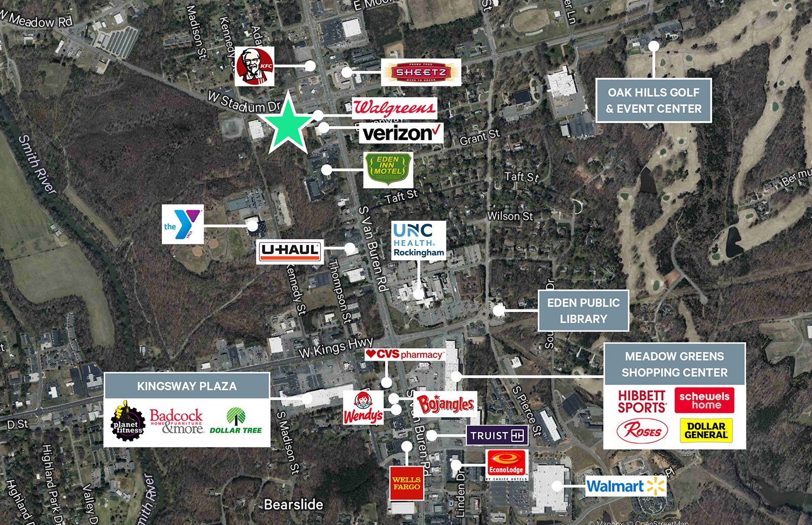 0 W Stadium Dr, Eden, NC à vendre Photo de l’immeuble– Image 1 sur 2