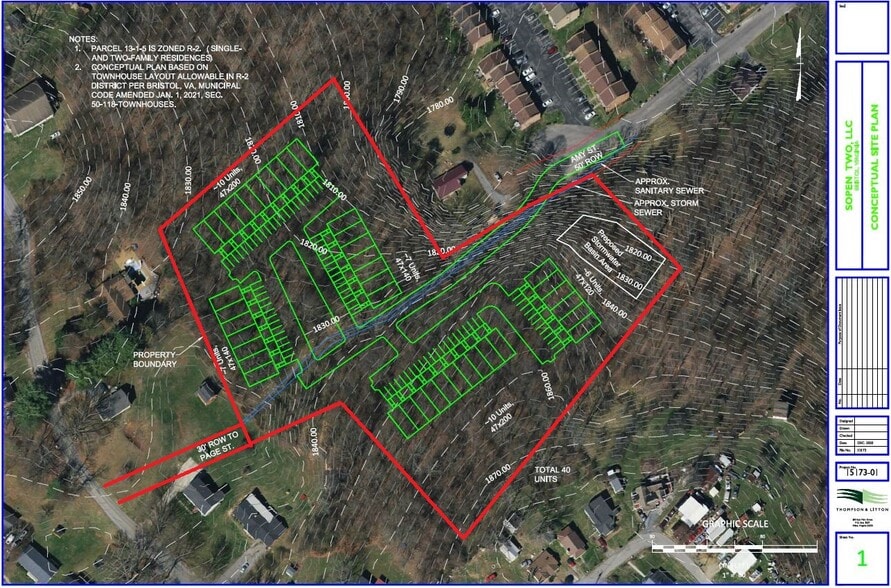 Tbd Amy St, Bristol, VA à vendre - Plan de site – Image 2 sur 4