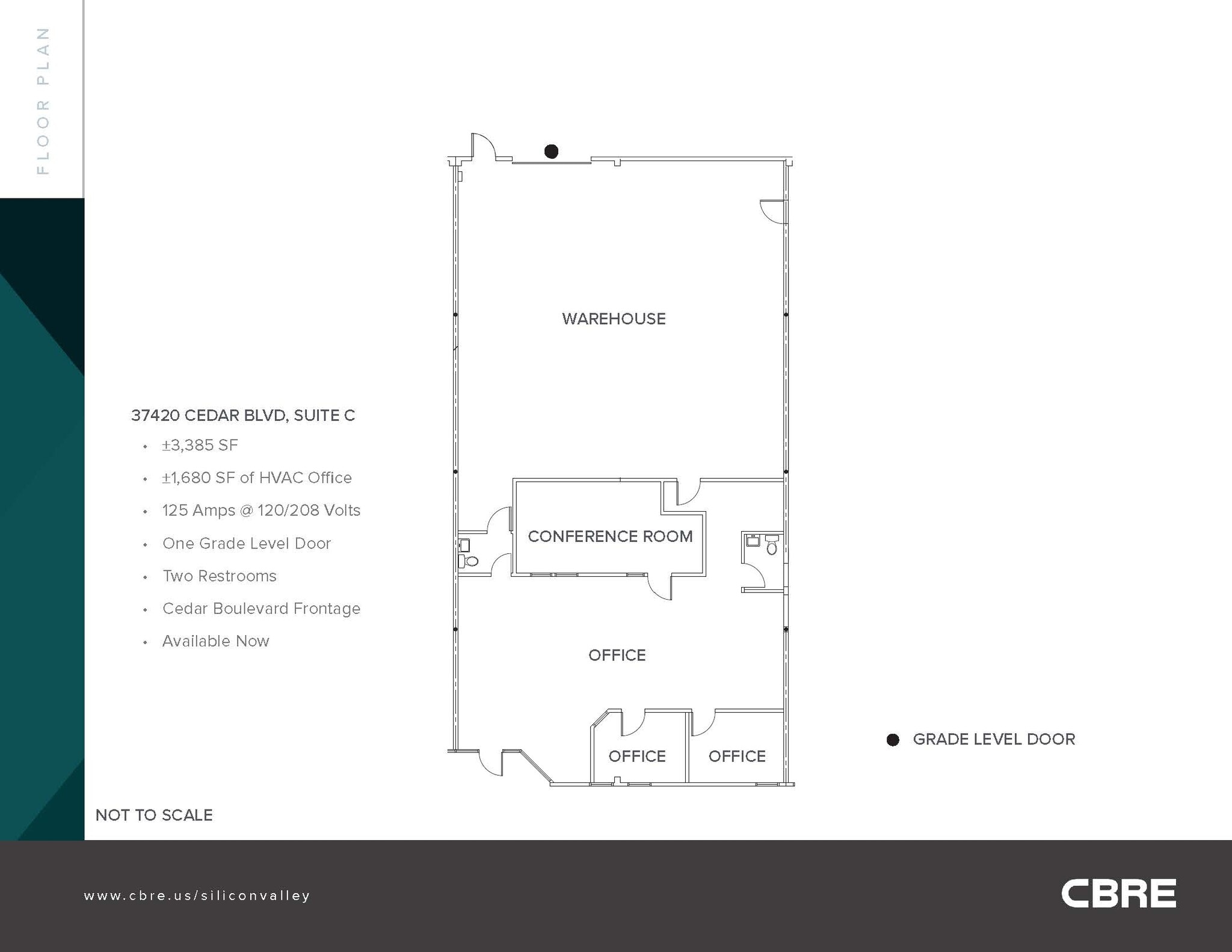 37300 Cedar Blvd, Newark, CA à louer Plan d’étage– Image 1 sur 1