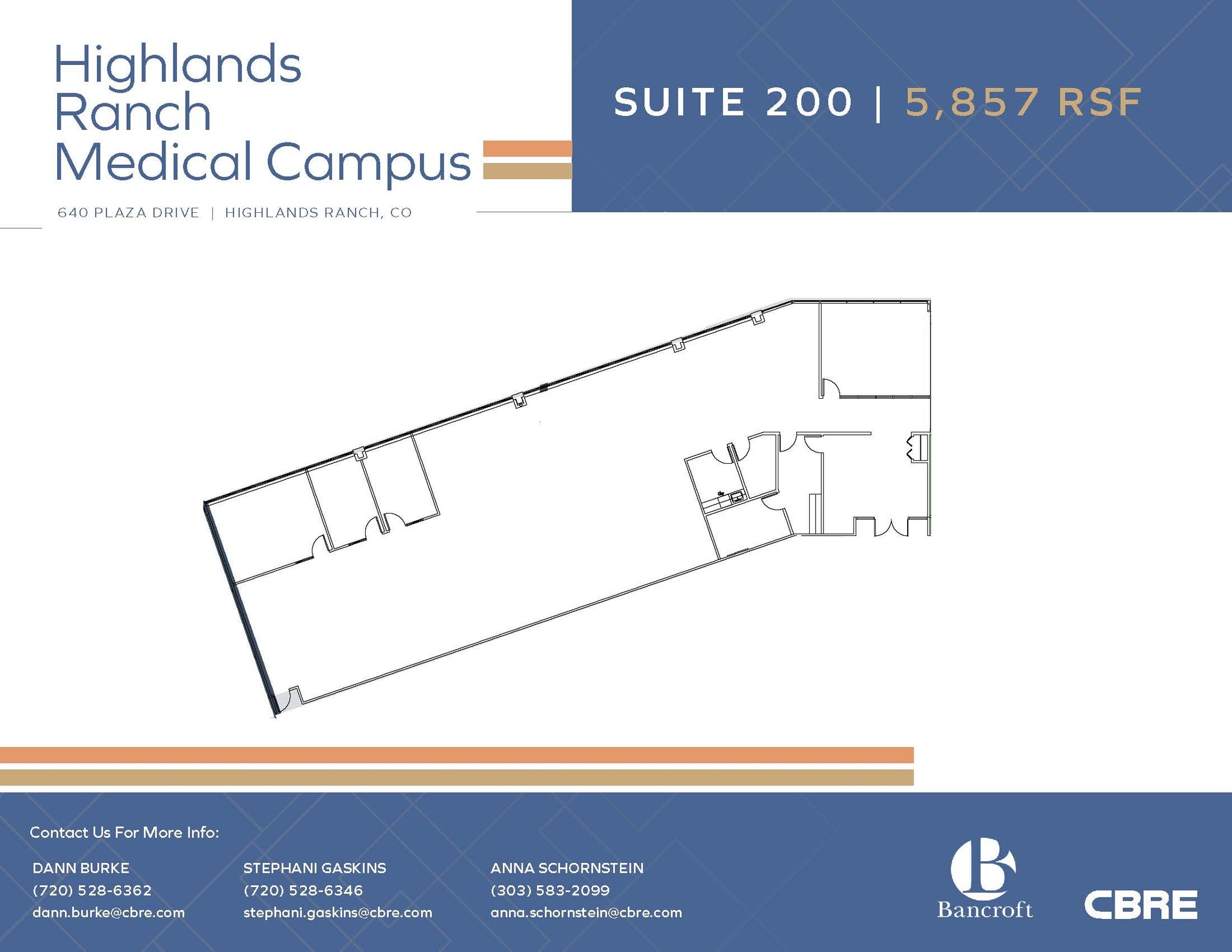 640 Plaza Dr, Highlands Ranch, CO à louer Plan d’étage– Image 1 sur 1