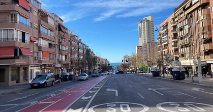 Benidorm, ALI - Vue aérienne vue de carte