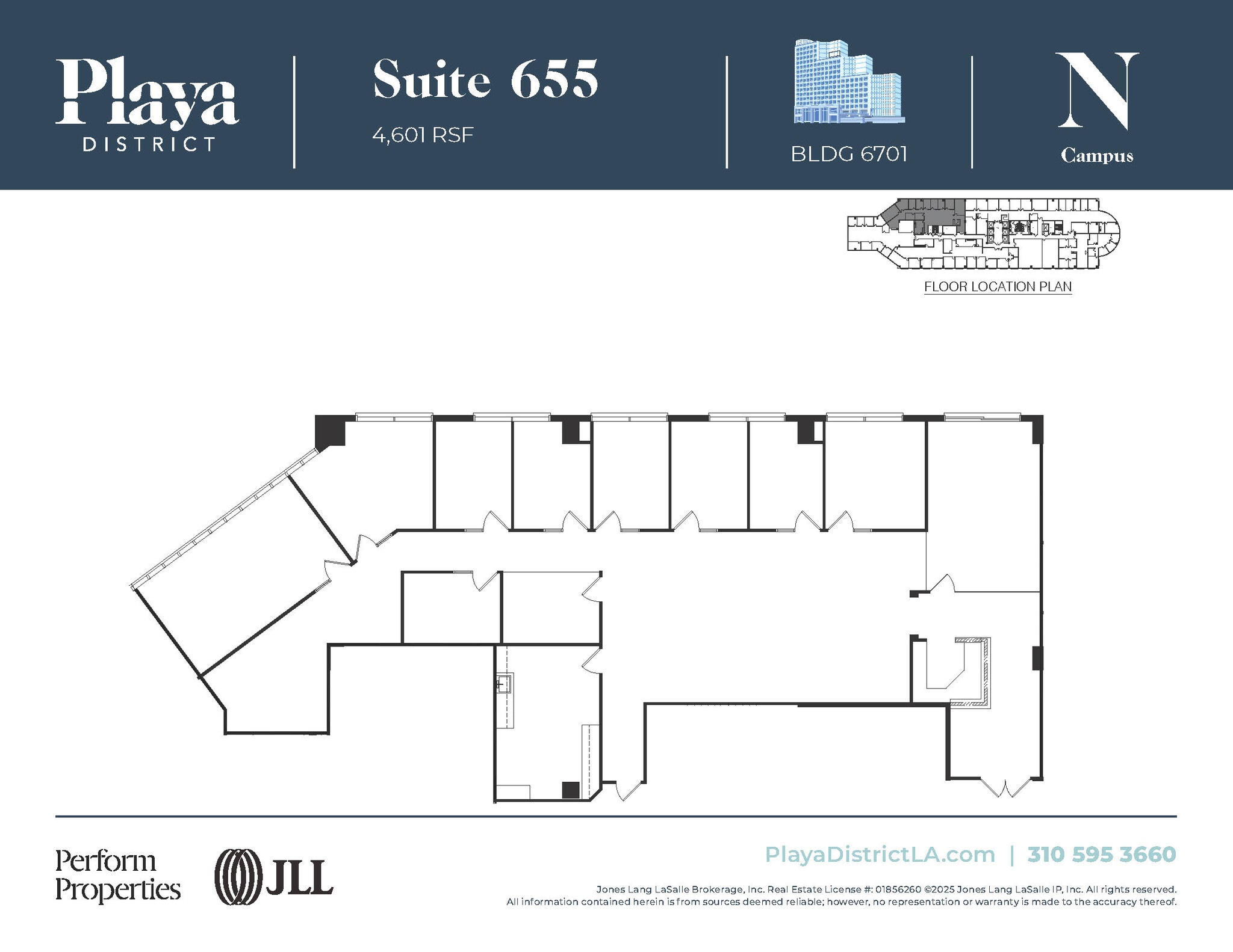 6100 Center Dr, Los Angeles, CA à louer Plan d’étage– Image 1 sur 1