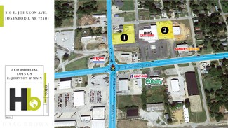 Plus de détails pour 210 E Johnson Ave, Jonesboro, AR - Local commercial à louer