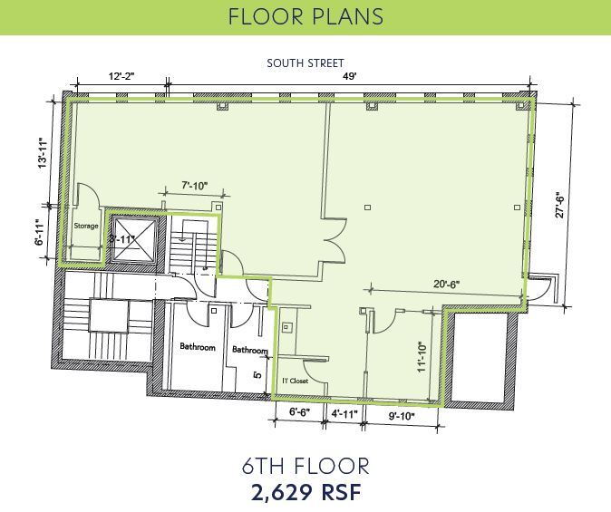 179 South St, Boston, MA à louer Plan d’étage– Image 1 sur 1