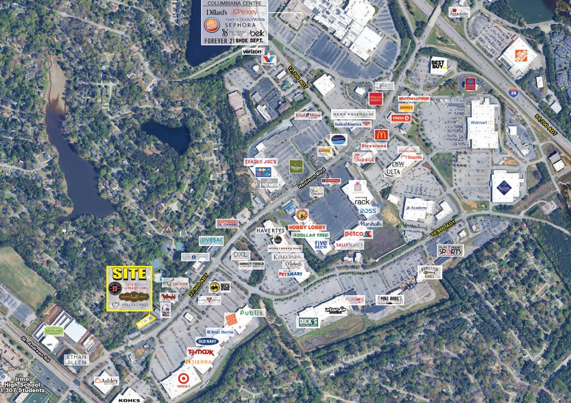 131 Harbison Blvd, Columbia, SC à louer - Aérien – Image 2 sur 7