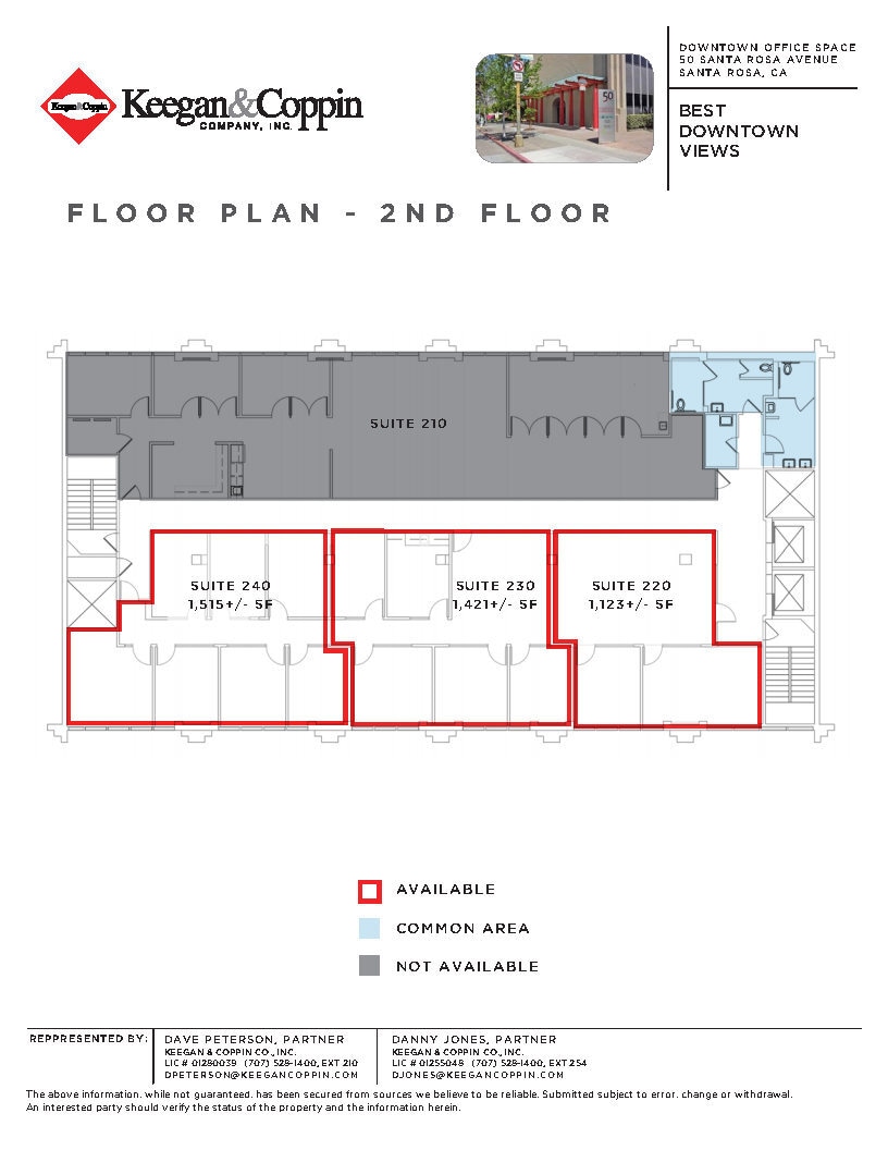 50 Santa Rosa Ave, Santa Rosa, CA à louer Plan d’étage– Image 1 sur 1