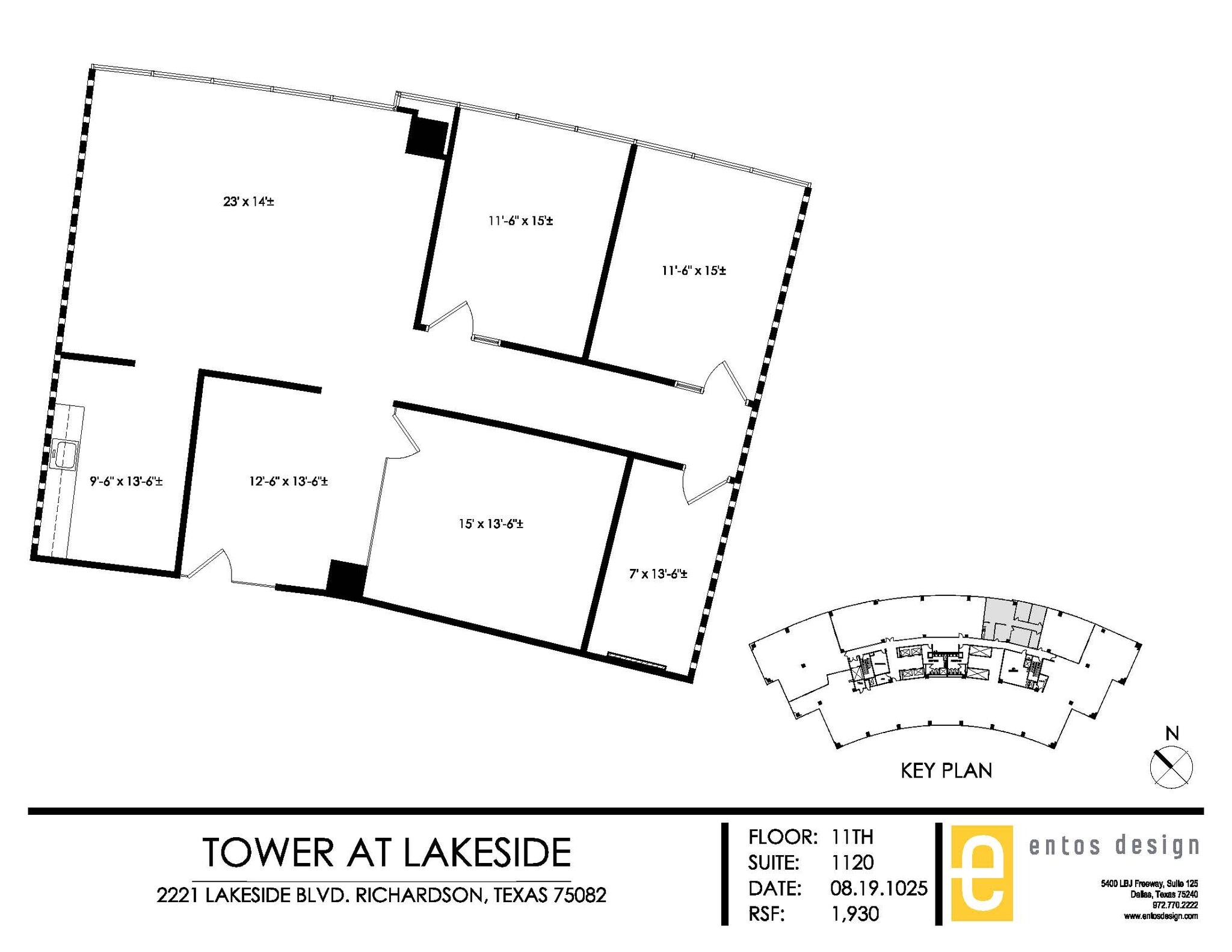 2221 Lakeside Blvd, Richardson, TX à louer Plan d’étage– Image 1 sur 1
