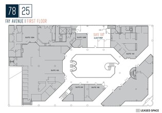 7825 Fay Ave, La Jolla, CA à louer Plan d’étage– Image 1 sur 1