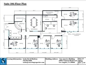 10801 National Blvd, Los Angeles, CA à louer Plan d’étage– Image 1 sur 1